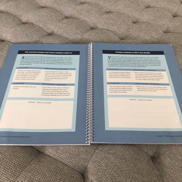 Responsive Classroom The Power of Our Words for Middle school spiral book - Picture 4 of 13